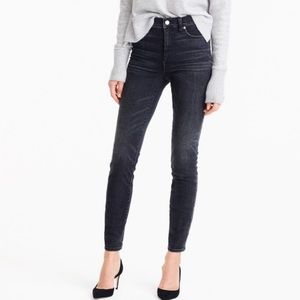 NWOT JCrew 9” Toothpick Jeans in Charcoal - Size 30